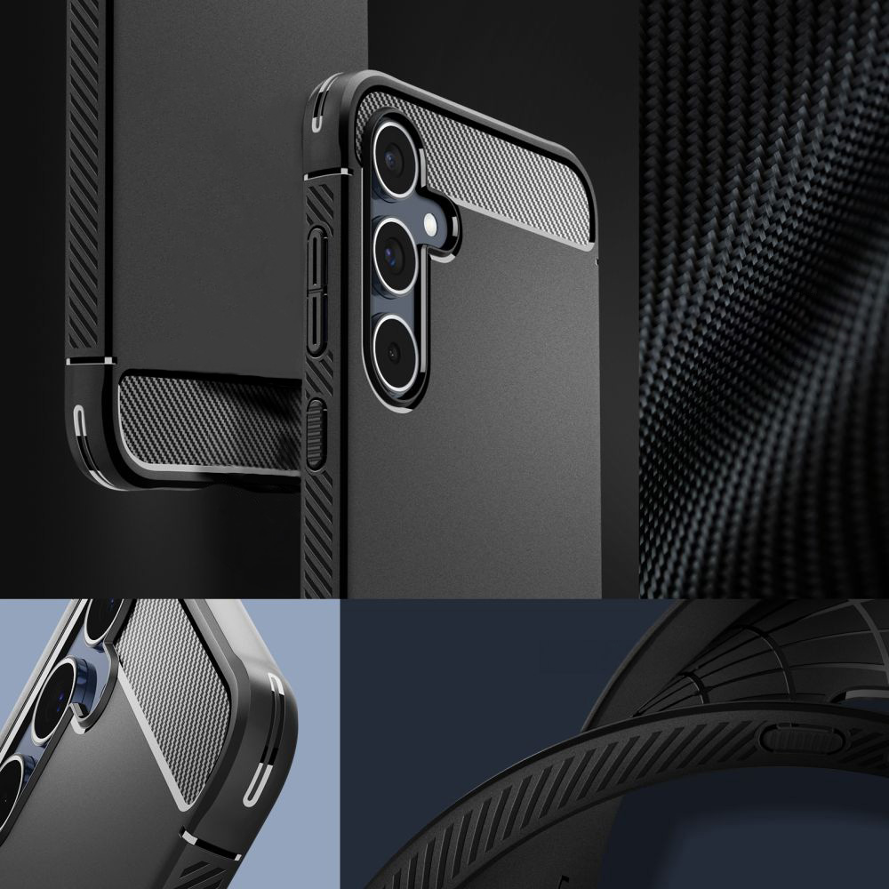 Etui Spigen Rugged Armor do Galaxy A55 5G, czarne